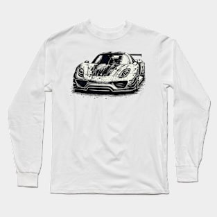 Porsche 918 Spyder Long Sleeve T-Shirt